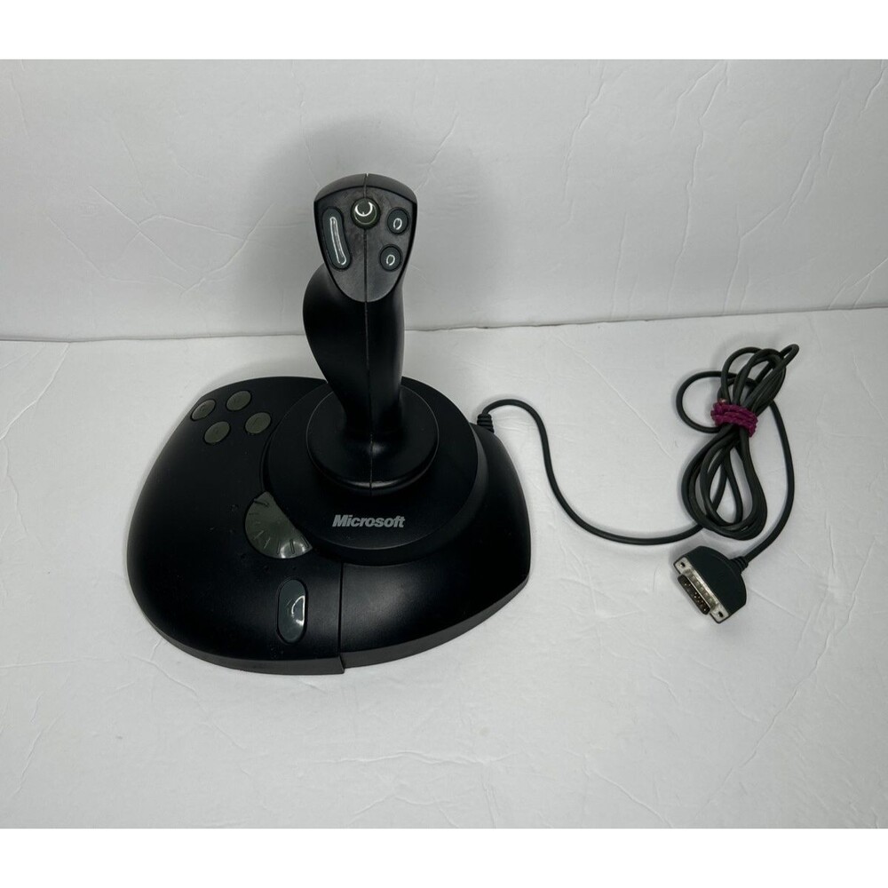 Microsoft SideWinder Precision Pro Joystick Controller X03-57540 Retro Simulator